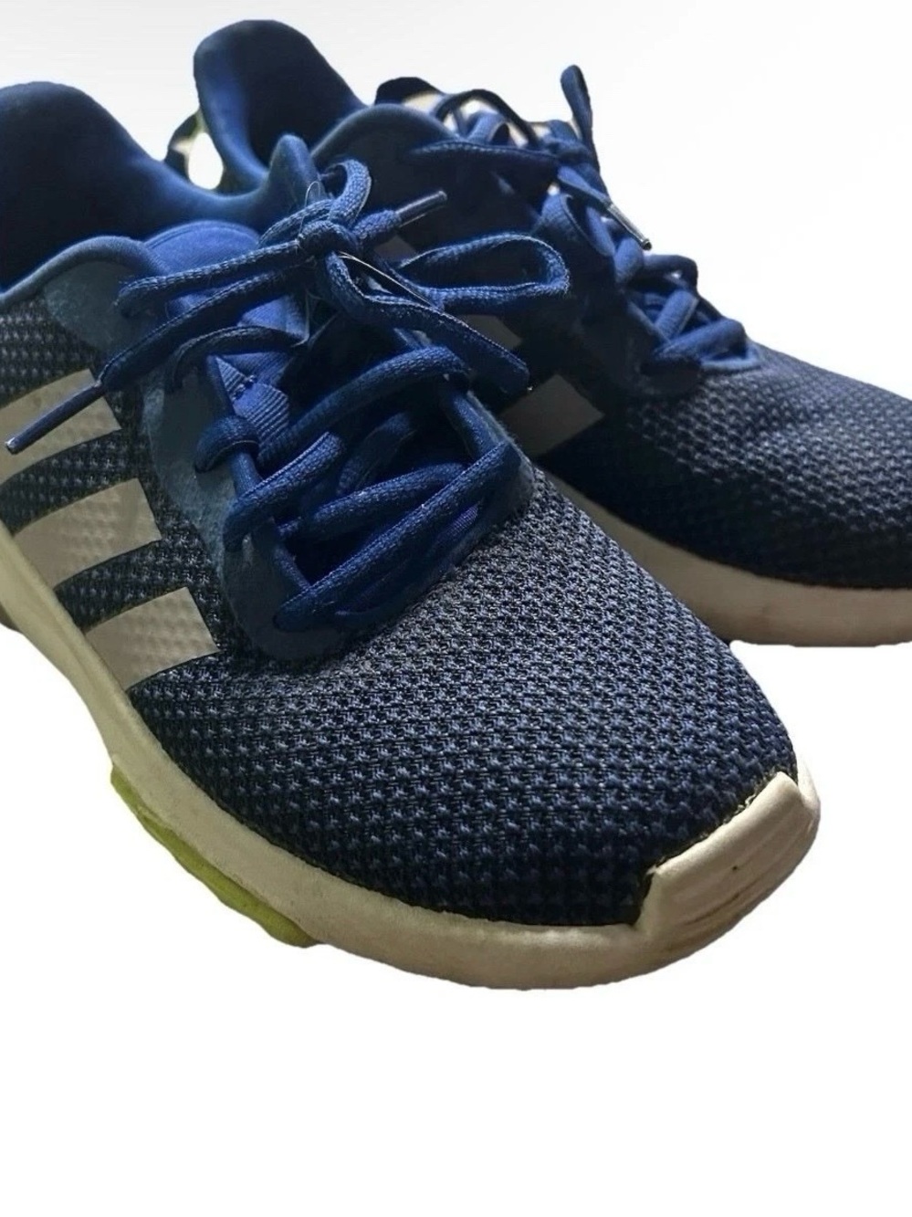 Boys Adidas Blue Athletic Sneakers Size 4